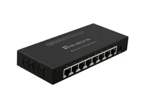 SWITCH LEVEL ONE NO GESTION 8P 10/100/1000 CARCASA METALICA GEU-0822